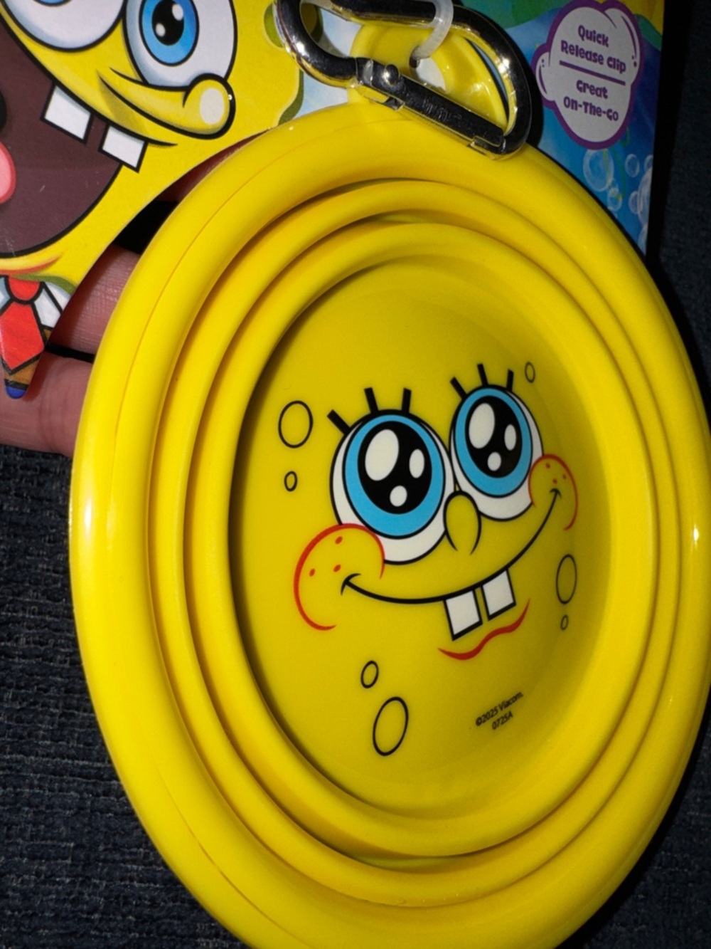 SpongeBob SquarePants- Silicone Collapsible Bowl, Bowl Placement + 2pk Pet Balls - Picture 4 of 14